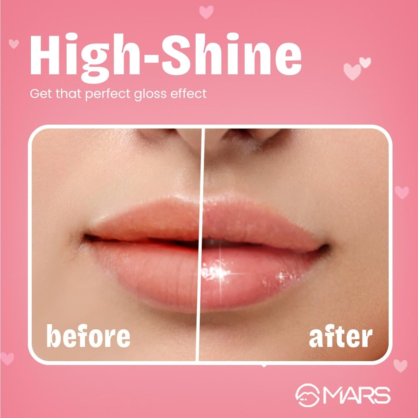 MARS Candylicious Sheer Lip Gloss for Women | Hydrating & High Shine | Lightweight | Non-Sticky | Enriched with Vitamin-E, Hyaluronic Acid & Avocado Ester (4.0ml) (11-TOFFEE TWIRL)