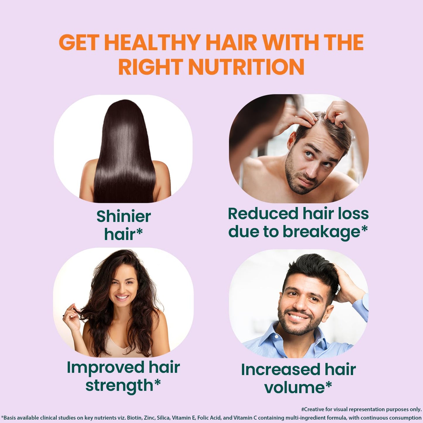 Himalaya Hair Health Gummies | Pack of 30| For Strong, Healthy, Shiny Hair | 100% RDA Biotin |Gelatin-free, Fruit based Gummies | 100% Vegetarian
