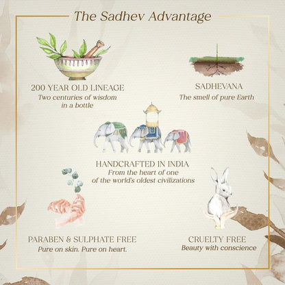 Sadhev Ayurvedic Shower Oil With Goodness Of Vanilla For Hydration And Moistrization