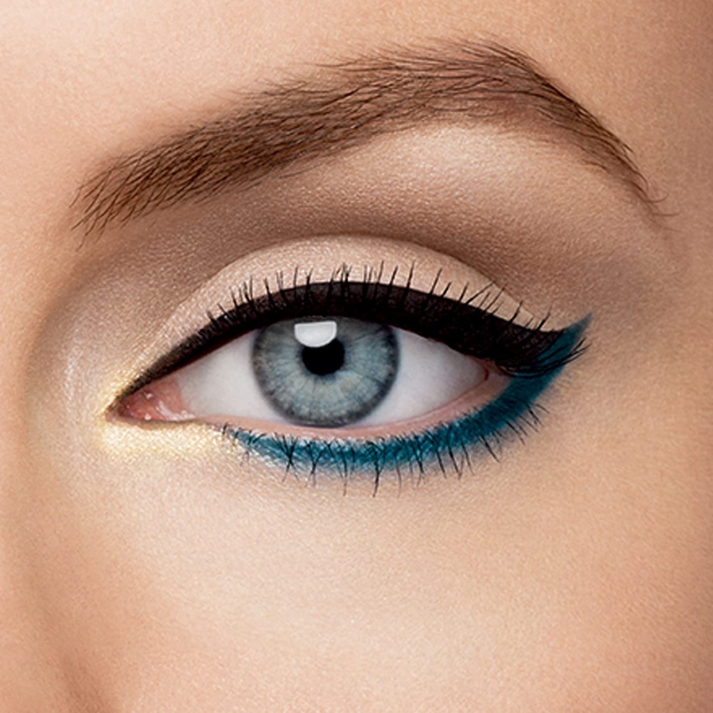 REVLON Colorstay one stroke defining eyeliner kajal, Sharpenable Pencil, Rich Glossy, Longwear and Waterproof, One Stroke to intense defined Eyes, Blackest Black