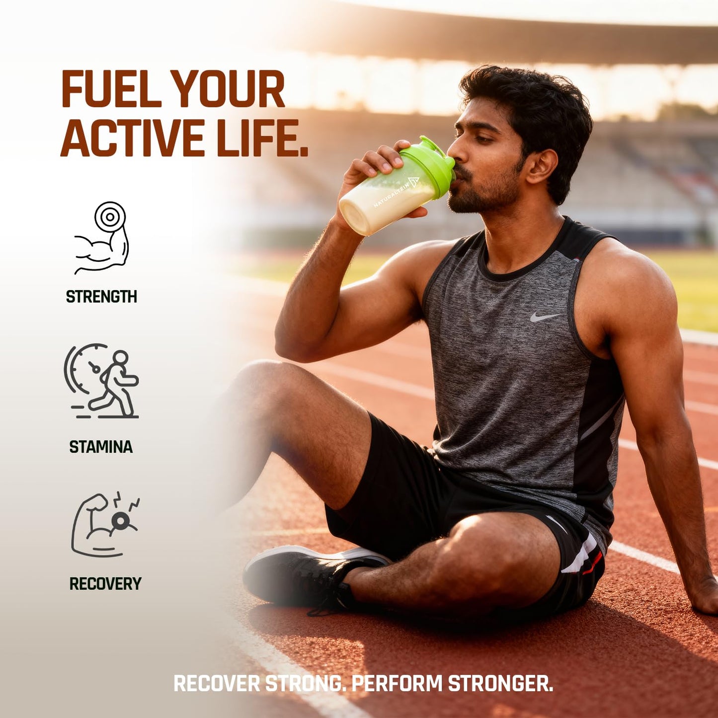NATURALTEIN Natural Whey Protein Concentrate â€“ 300 g (Unflavoured) | 24 g Protein per 30 g Serving | No Artificial Sweeteners | Soy-Free & Gluten-Free | Easy to Digest & Naturally Formulated