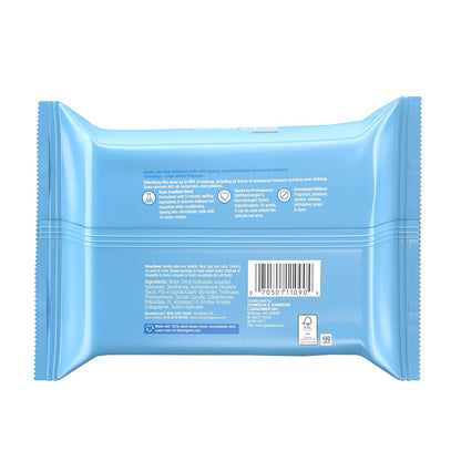 Neutrogena Fragrance-Free Make-Up Remover Cleansing Towelette, 25 Count