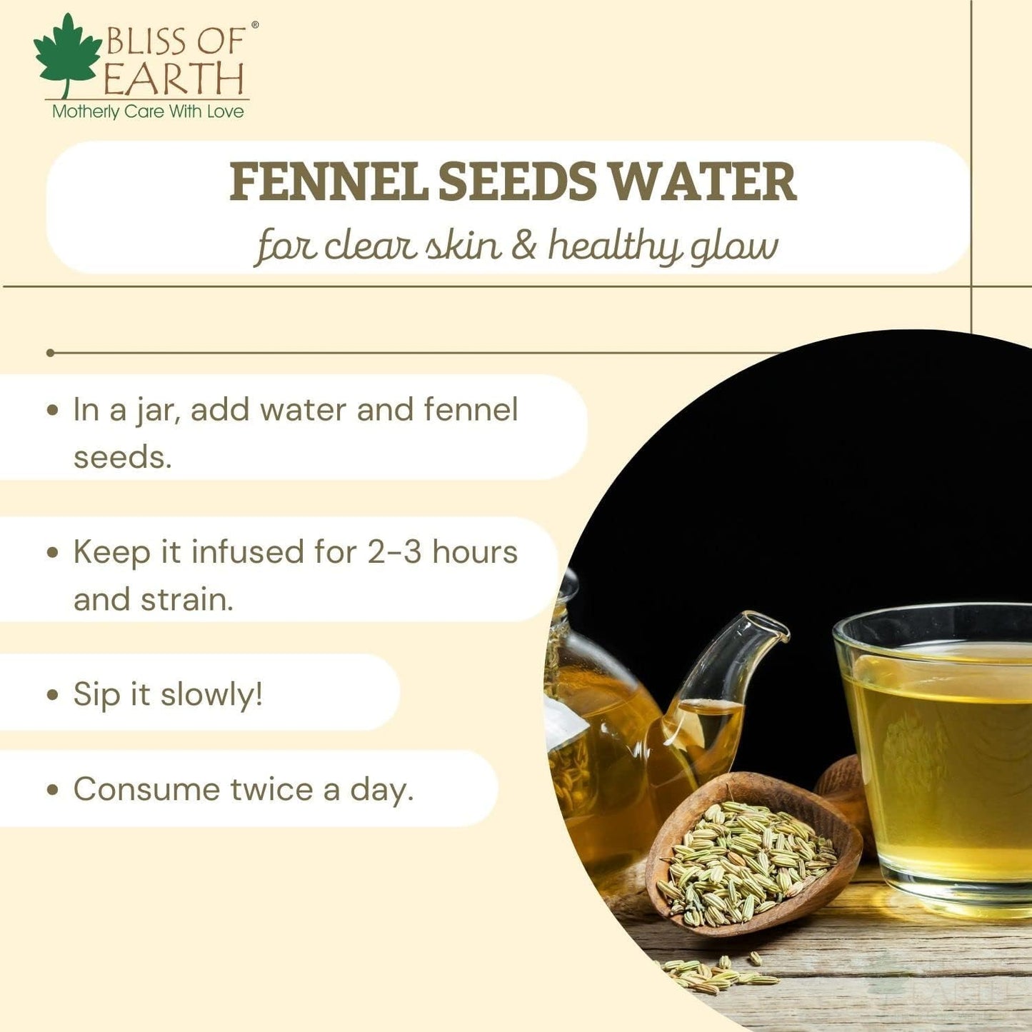 Bliss of Earth Certified Organic Fennel seed (Saunf) Indian Spice Fresh & Sweet Great for manages weight | digestive health or Cooking (1kg)