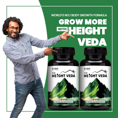 Vokin Biotech Original Height Veda Supreme Formula 90 Capsules (Pack of 1)
