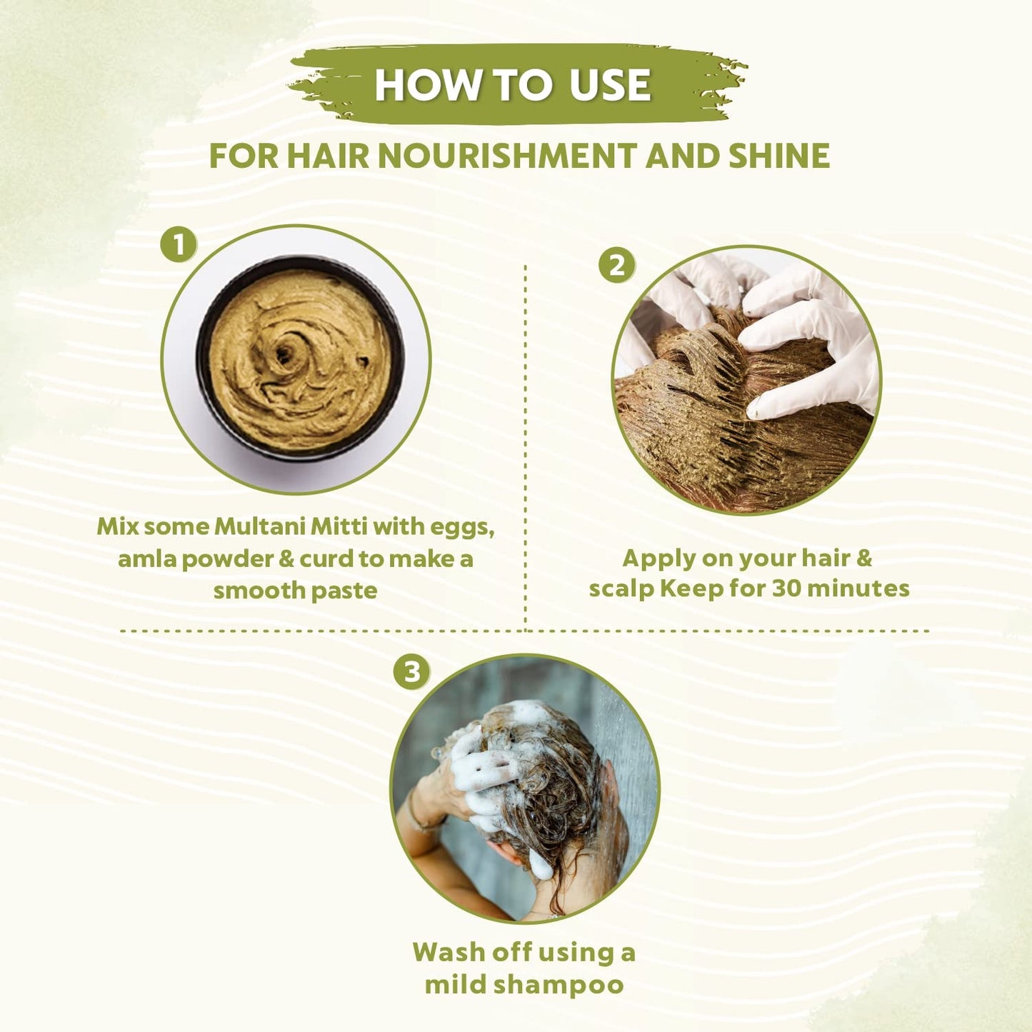 INDUS VALLEY BIO Organic Multani Mitti Powder | Healing Clay | Bentonite Clay- 300gm+50gm