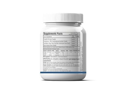 Trexgenics PREFIBRE 4X Natural PREBIOTIC FIBRES -Digestive & Gut Health Support, Frutafit HD Inulin, Fossence Fructooligosaccharides, Sunfiber PHGG & Gum Acacia Fibre, VEGETARIAN(330 gram) (Pack of 1)