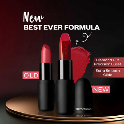 Faces Canada Weightless Matte Lipstick 4g Maroon Love 06 (Maroon)