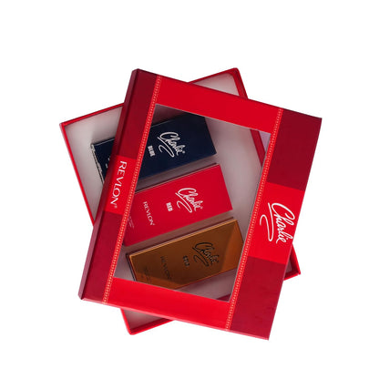 Revlon Charlie Gold EDT,Charlie Red EDT,Charlie Blue EDT Premium Long Lasting EDP Perfume |Parfum Gift Set 3 x 15 ml