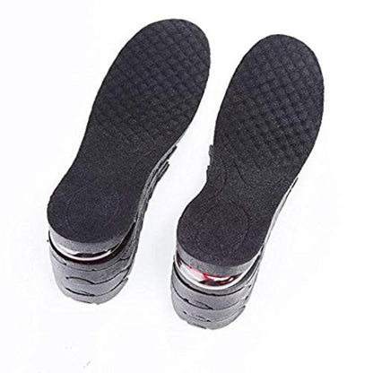 Purastep 4 Layers 9 cm (3.5 Inch) Height Increasing Shoes Insoles - For Men And Women - 1 Pair