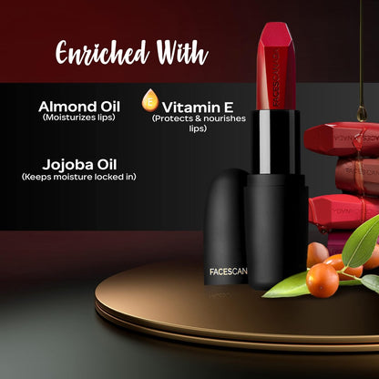 Faces Canada Weightless Matte Lipstick 4g Maroon Love 06 (Maroon)