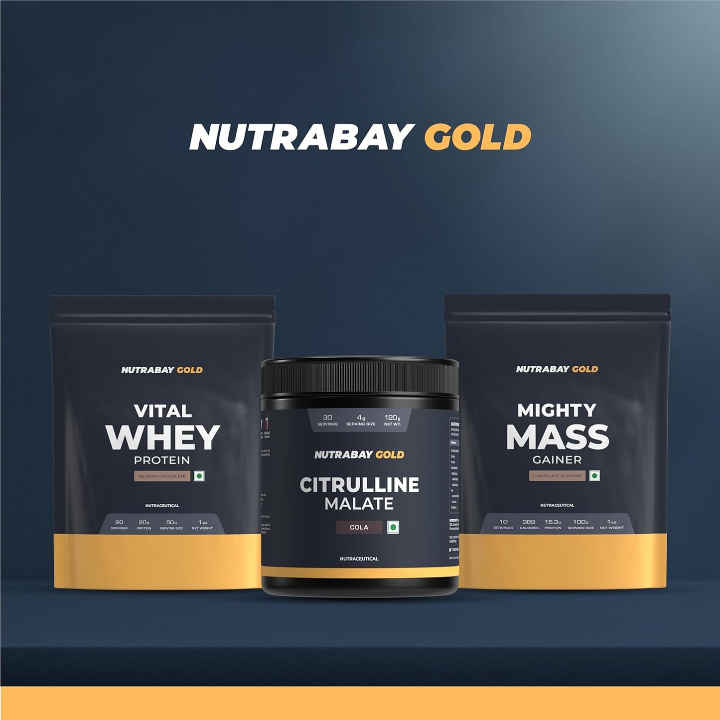 Nutrabay Gold Citrulline Malate 2:1 Supplement Powder 120g, Cola Flavor â€“ Boosts Nitric Oxide â€“ Pre Workout for Muscle Pump, Improved Endurance & Recovery | Tested for Purity | No Banned Substances