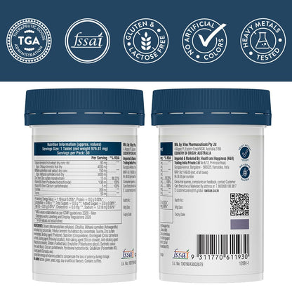 Swisse Menâ€™s Endurance Boost with 150mg Ashwagandha, 80mg Tribulus Terrestris (Gokshura) & Taurine for Performance Boost - Manufactured in Australia - Boosts Strength & Performance (30 Tablets)
