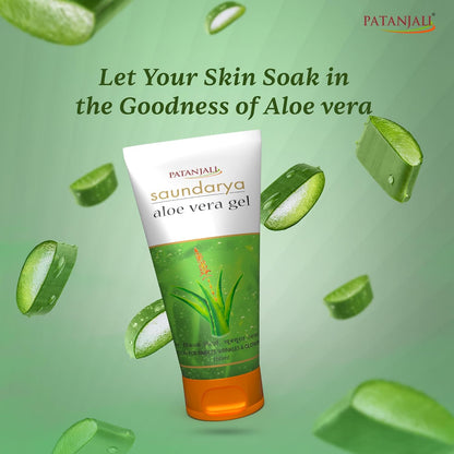 Patanjali Saundarya Aloe Vera Gel For Healthy, Hydrated & Glowing Skin 150ml