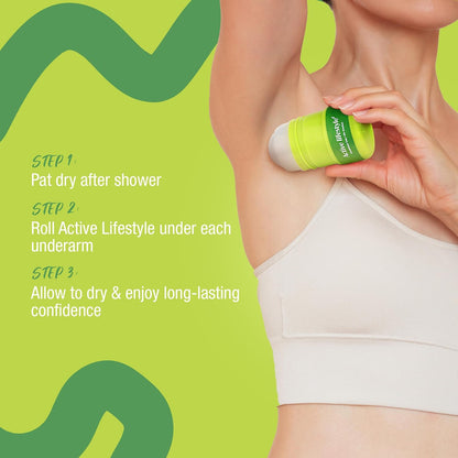 Secret Temptation Active Lifestyle Roll-On for Women|Aluminium Free|Antiperspirant Roll On|Dedorant Roll On, 50ml