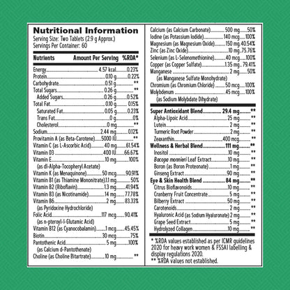 GNC Mega Men 50 Plus Multivitamin | 120 Tablets | 37 Premium Ingredients | Promotes Prostate Health | Boosts Immunity | Protects Heart & Vision | Supports Memory | Formulated In USA