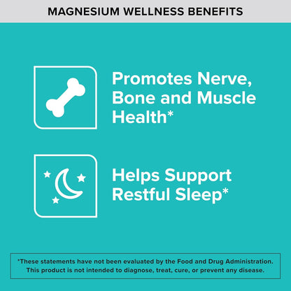 Qunol Magnesium Glycinate 300mg, 100% Glycinate Chelated Magnesium Supplement, 90ct Tablets