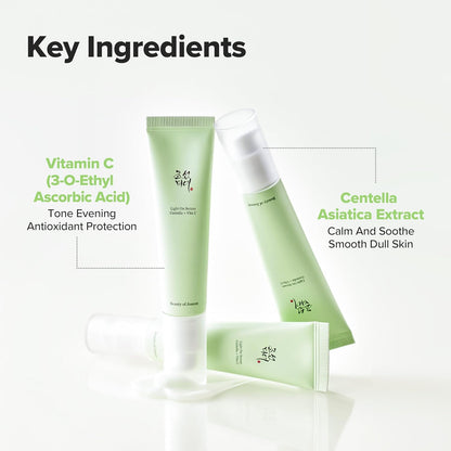 [Beauty of Joseon] Light On Serum Vitamin C + Centella (30ml) | Dark Spot & Fine Line Correcting Serum, Hydrating Moisturizer, Korean Skin Care for Men and Women