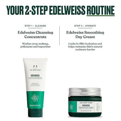 The Body Shop Edelweiss Cleansing Concentrate â€“ Facial Cleanser â€“ Gently Cleanses Tired, Dehydrated Skinâ€“ Vegan â€“ 100ml