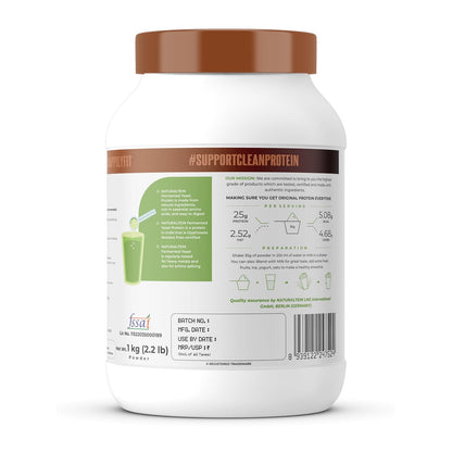Naturaltein YES Protein 1kg | Fermented Yeast Vegan Protein Powder |Pista Kulfi Flavour| 25 g Protein | No Added Sugar | Naturally Sweetened | Digestive Enzymes | Heavy Metal Tested | 28 Servings