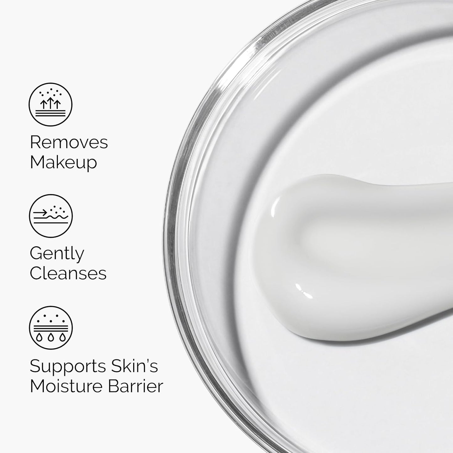 The Ordinary Squalane Cleanser, Hydrating Makeup Remover and Face Wash, Supports Moisture Barrier, Travel Size, 50ml