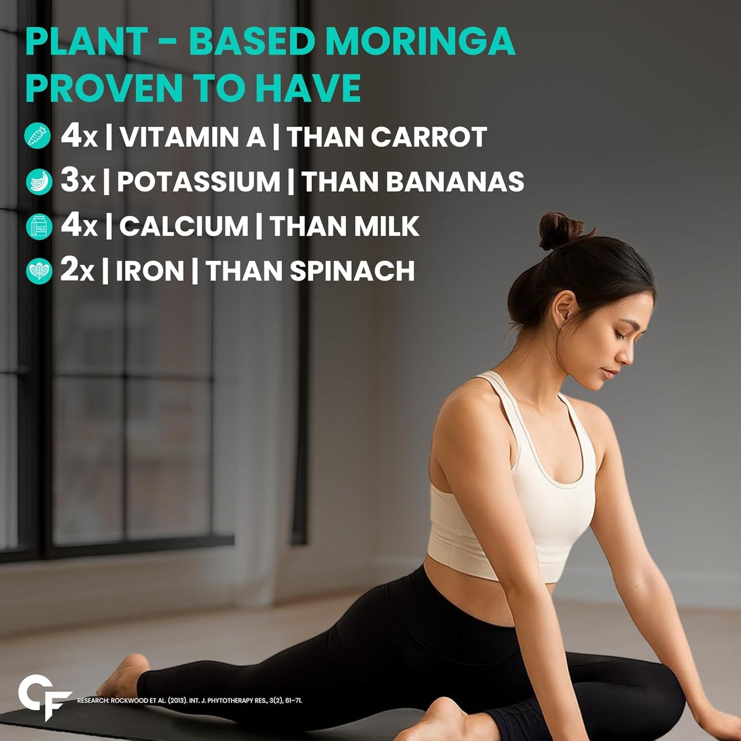 Carbamide Forte Organic Moringa Tablet with 1000mg Leaves Extract | Moringa Powder Tablets for Immunity, Digestion & Energy | Tablets 60