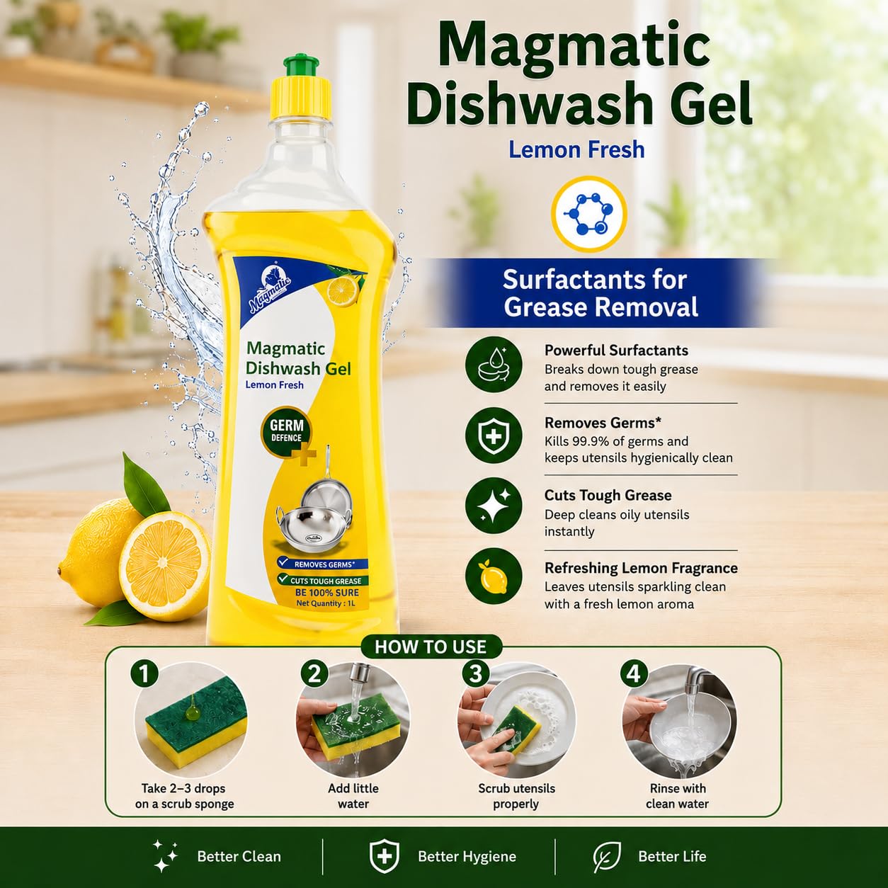 Why the Magmatic Lemon Fresh Gel Might Just Be Your Kitchen’s New Sidekick