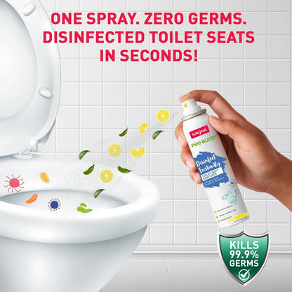 PEE BUDDY Toilet Seat Sanitizer Spray â€“ 100ml (Pack of 1) | Refreshing Vanilla Fragrance | Quick-Drying, Hygienic & Travel-Friendly | Kills Germs & Bacteria