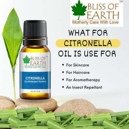 Bliss of Earthï¿½ 100% Pure Citronella Essential Oil, 10ml