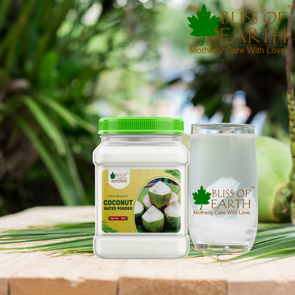 Bliss of Earth 1KG coconut water Powder natural Spray Dried In Sealed Jar