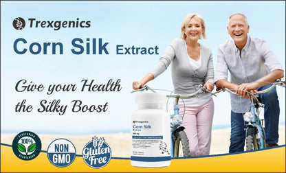 Trexgenics Corn Silk Extract 600 Mg 10:1 For Kidney Care, Skin, Weight Management Vegan & Gluten Free (60 Veg Capsules)
