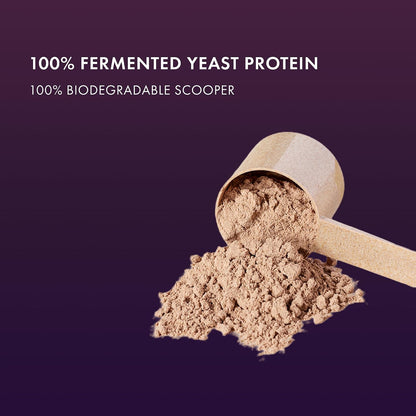 Cosmix Fermented Yeast Protein Powder | 24g Protein | Made with Real Mango | High Absorption with PDCAAS of 1 | No Dairy | Made In-House | Smooth, Tasty & Gut-Friendly | Ratnagiri Mango, 1Kg Pouch
