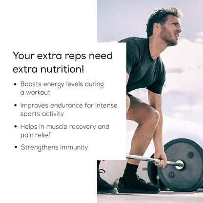 TrueBasics Advanced Multivitamin For Sports & Fitness (30 Tablets) | With Amino Acid, Energy, Antioxidant & Immunity Blends, 24 Vitamins & Minerals | For Immunity & Energy