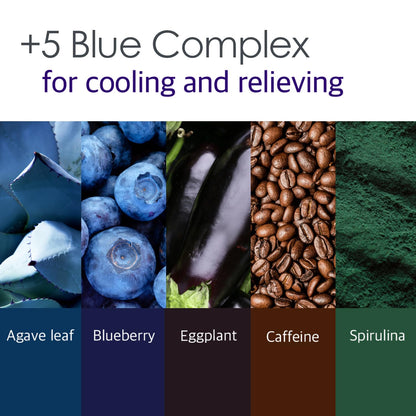 Petitfee Agave Cooling Hydrogel Eye Mask 60ea (30pairs) - Quick Calming Eye Patches with Blue Energy Complex, Agave, Blueberry, Eggplant, Caffeine Extracts, Moisturizing, Soothing Eye Care