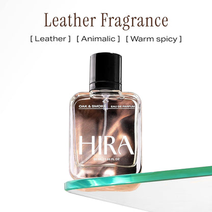HIRA Oak and Smoke Perfume for Men 50ml | 12 Hours Long Lasting Eau De Parfum Premium Luxury Smell | Best Men Perfume with Earthy, Fresh & Citrus Scent | Bold Night-Out & Date Night Fragrance | Gifts for Men, boyfriend