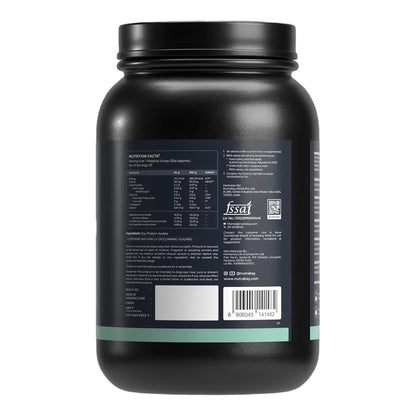 Nutrabay Pure Soy Protein Isolate Powder 26.2g Protein, 4.7g BCAA per Serving, NABL Lab Tested â€“ Easy to Digest, No Added Sugar, Vegan â€“ 1kg, Unflavoured | 100% Authentic & Clean Protein