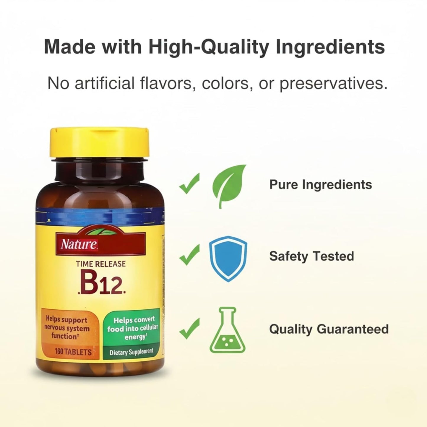 Natue Made B12 160 Tablets