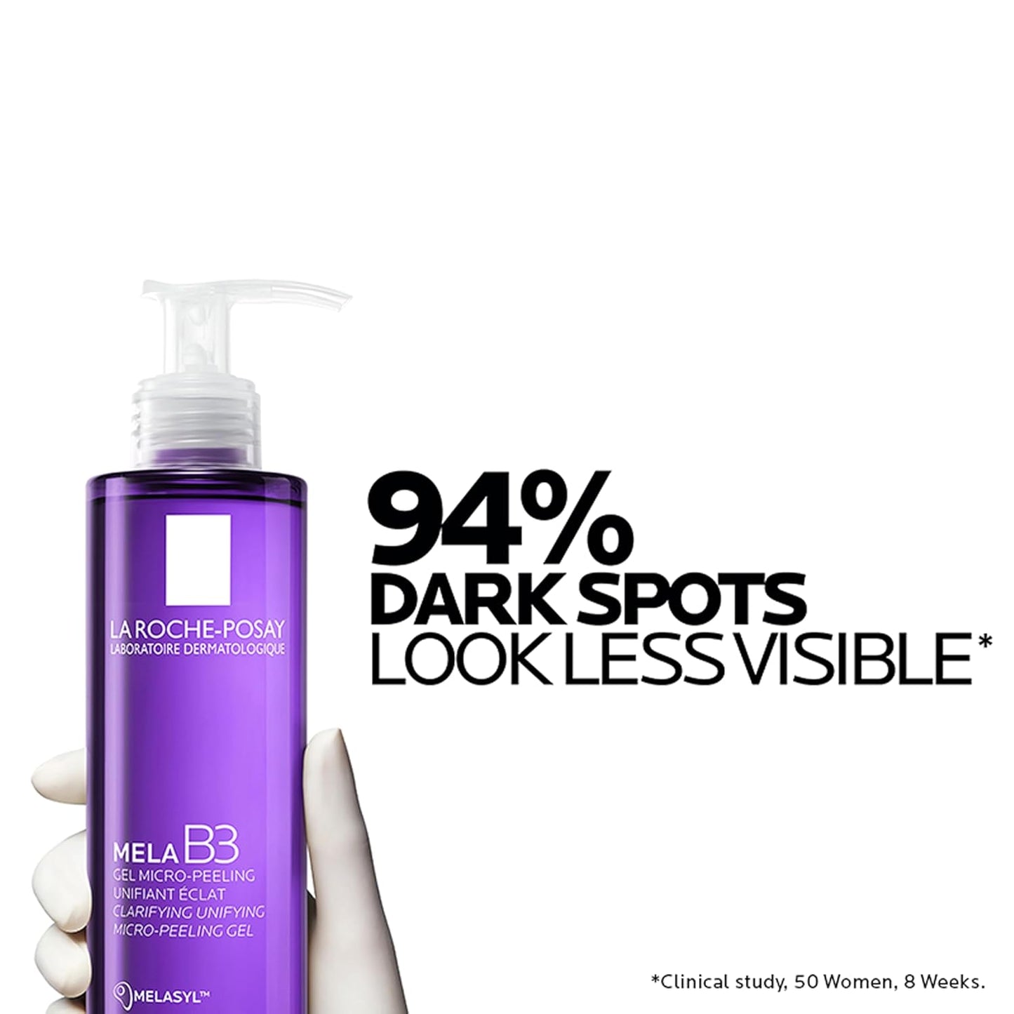 La Roche-Posay Mela B3 Anti-Dark Spots Face Wash for Pigmented skin| Micro-Peeling Exfoliating Anti-Pigmentation Cleanser with Melasyl & Niacinamide, 200 ml