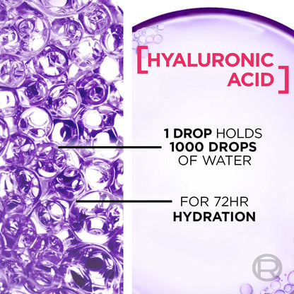 L OrÃ©al Paris Moisture Filling Shampoo, With Hyaluronic Acid, For Dry & Dehydrated Hair, Adds Shine & Bounce, Hyaluron Moisture 72H, 340Ml.