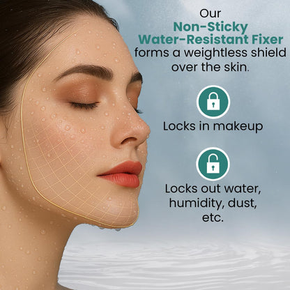 FACES CANADA Ultime Pro Shimmer Makeup Fixer, 50ml | Long Lasting Makeup Setting Spray | Keeps Makeup Intact | Glamourous Shimmer Finish | Hydrates, Soothes & Refreshes Skin | Alcohol Free