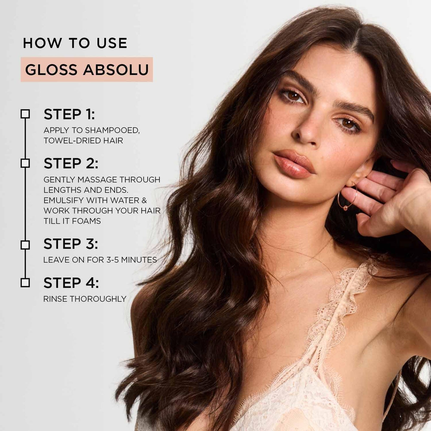 KÃ©rastase Gloss Absolu Anti-Frizz Foaming Conditioner For Bouncy, Glossy Hair | Fine To Medium Hair | 4-Days Anti-Frizz | With Hyaluronic & Glycolic Acid, Wild Rose-In-Oil | 250ml