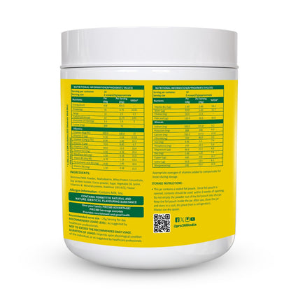 Pro360 WeightGainer Pro High Protein and Carbohydrates Powder â€“ Calorie Rich Complete Nutritional Supplement â€“ Triple Protein Formula with Vital Nutrients for Men, Women â€“ Chocolate Flavour â€“ 250g