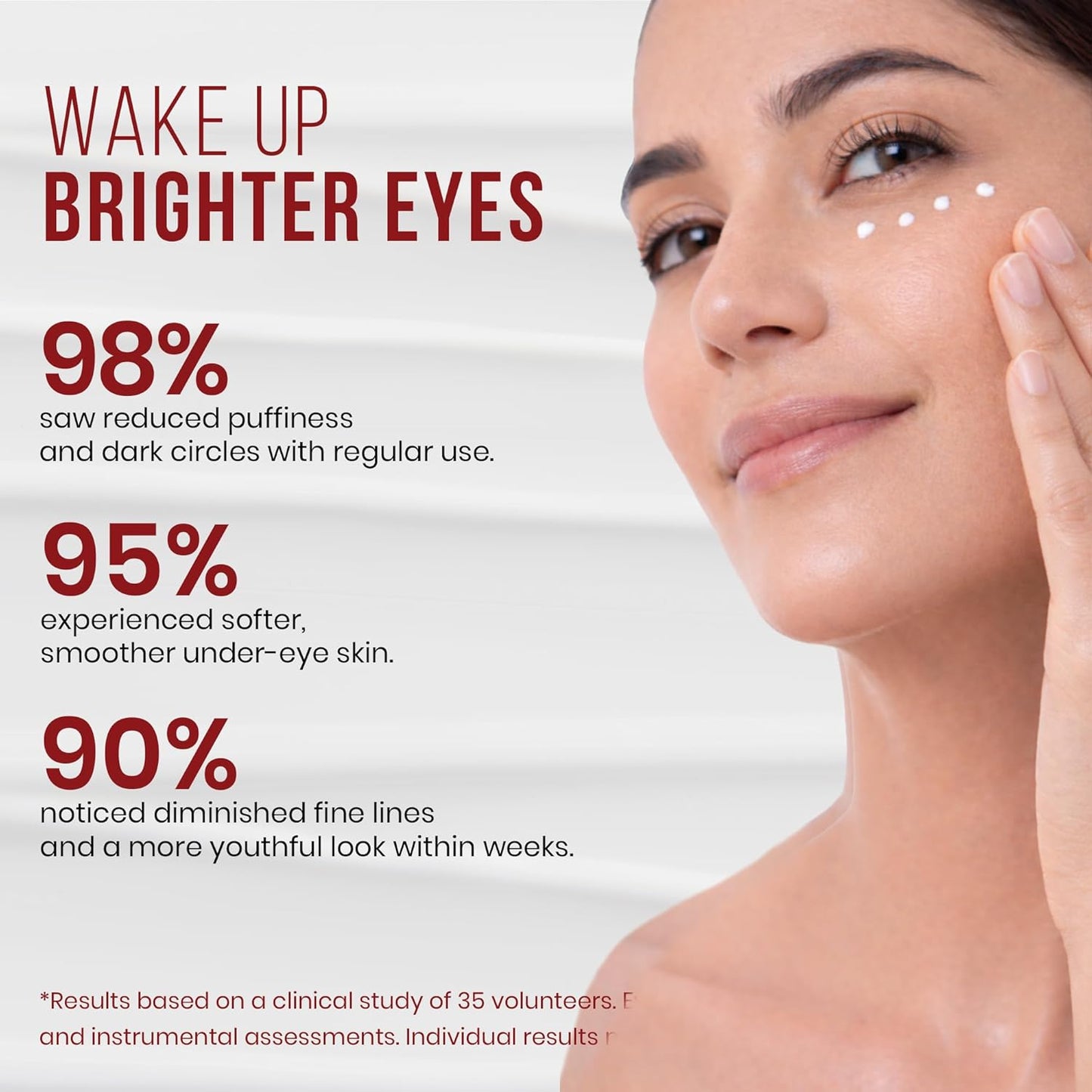 Mitchell USA Lineless Eye Serum â€“ Peptide & Lotus Bio-Repair â€“ Reduces Dark Circles, Wrinkles & Puffiness Lightweight Anti-Aging Formula 15ml