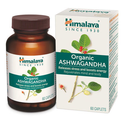 Himalaya Organic Ashwagandha 670Mg |Helps Release Stress | Rejuvenates Mind And Body | General Wellness | Tablet, Pack Of 60
