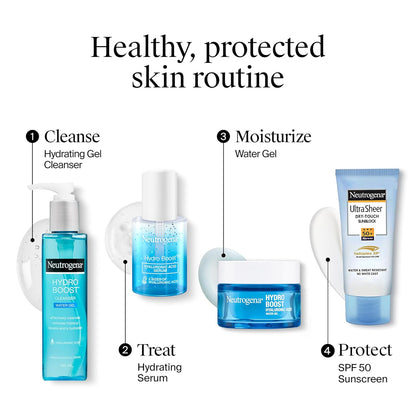 Neutrogena Ultrasheer Sunscreen SPF 50+ PA++++, Blue Light Protect, No White Cast, Water Resistant, Ultra Light & Non Sticky, Oily, Dry & Sensitive Skin, For Unisex, 80 Grams