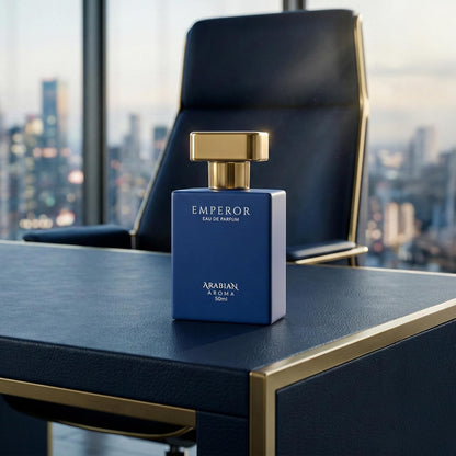 Arabian Aroma Emperor Eau de Parfum, Fresh Citrus, Lavender & Tonka Bean Long Lasting Luxury Perfume, 50ml.