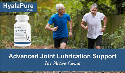 Trexgenics HYALAPURE PLUS Advanced Joint Lubrication & Skin Care Complex with HYALURONIC ACID 50mg, Methylsulfonylmethane (MSM) 500mg, European Rosehip extract 35% Polyphenols 100mg & Vitamin C (60 Veg. Capsules)
