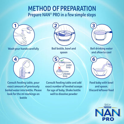 NestlÃ© NAN PRO 3 Follow-Up Formula-Powder After 12 months, Up to 18 months, Stage 3, 1.2 Kg, 3 x 400g Pouch in Box