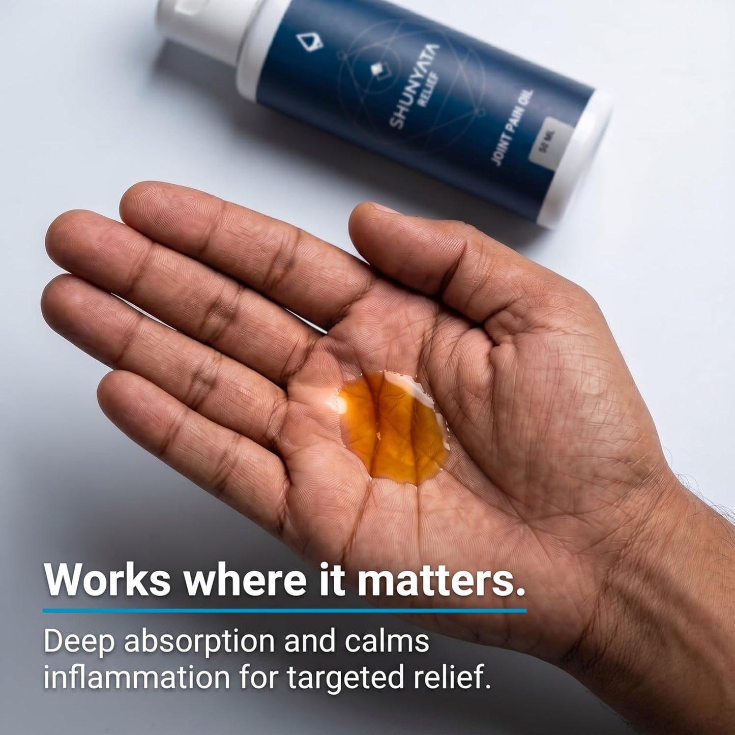 Savikalpa Shunyata Relief Oil (50ml) â€“ Daily Massage Oil for Back, Neck & Joint Discomfort | Infused with Arnica, Peppermint, Lavender, & 6 Natural Extracts | Natural Support for Stiffness & Soreness