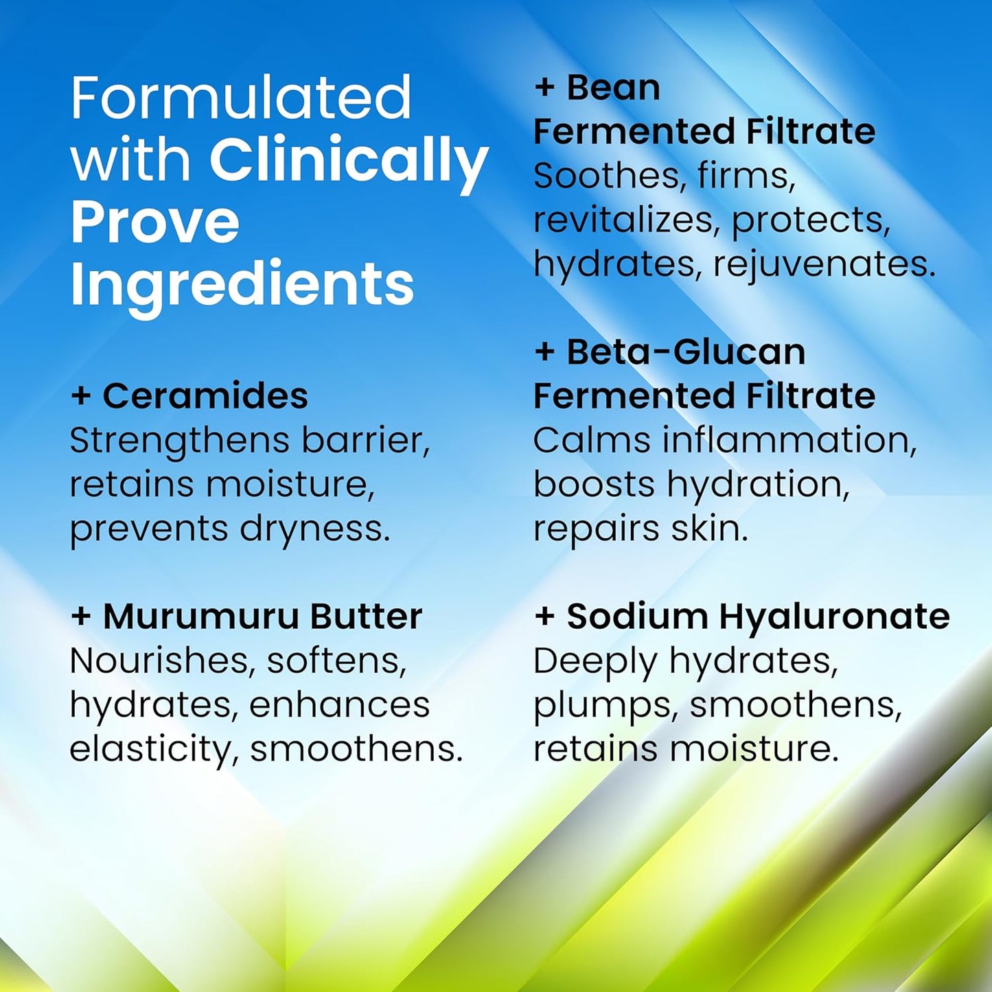 Get Nectar Happiness Barrier Repair Ceramides Moisturizer with Bean-Beta-Glucan Fermented Filtrate & Murumuru for Intense Moisturizing and Skin Strengthening 50ML