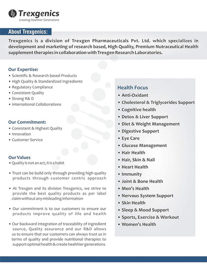 Trexgenics TONGKAT ALI LONGJACK 10:1 extract 400 mg Premium Men's Health Energy, Endurance, Athletic Performance Support (60 Veg. Capsules) (Pack of 1)